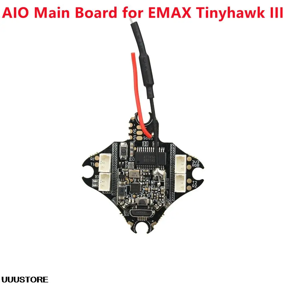 Цена EMAX Tinyhawk III / Tinyhawk II / Freestyle 75 мм 1-2S Whoop запасные части AIO F4 Контроллер полета 5A BlHeli_S ESC 25/100/200 мВт VTX