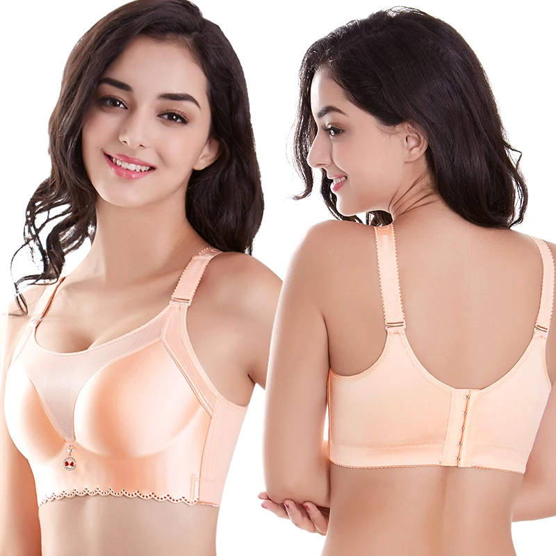 

Glossy sexy gathering without rims push up to gather large size bra set