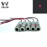 5pcs dot 650nm 5mw 12x35mm 1235 3 5v adjustable focusable red laser module industrial 12mm led ld module