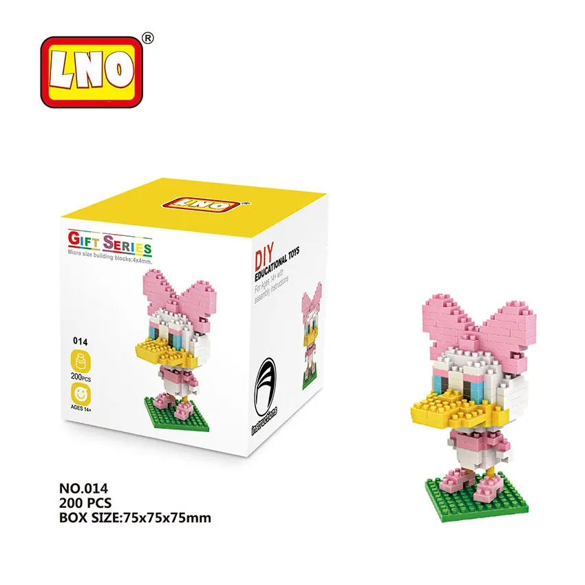 Японский мультфильм Аниме Фигурки игрушки Алмазные Кирпичи Diy для детей модель