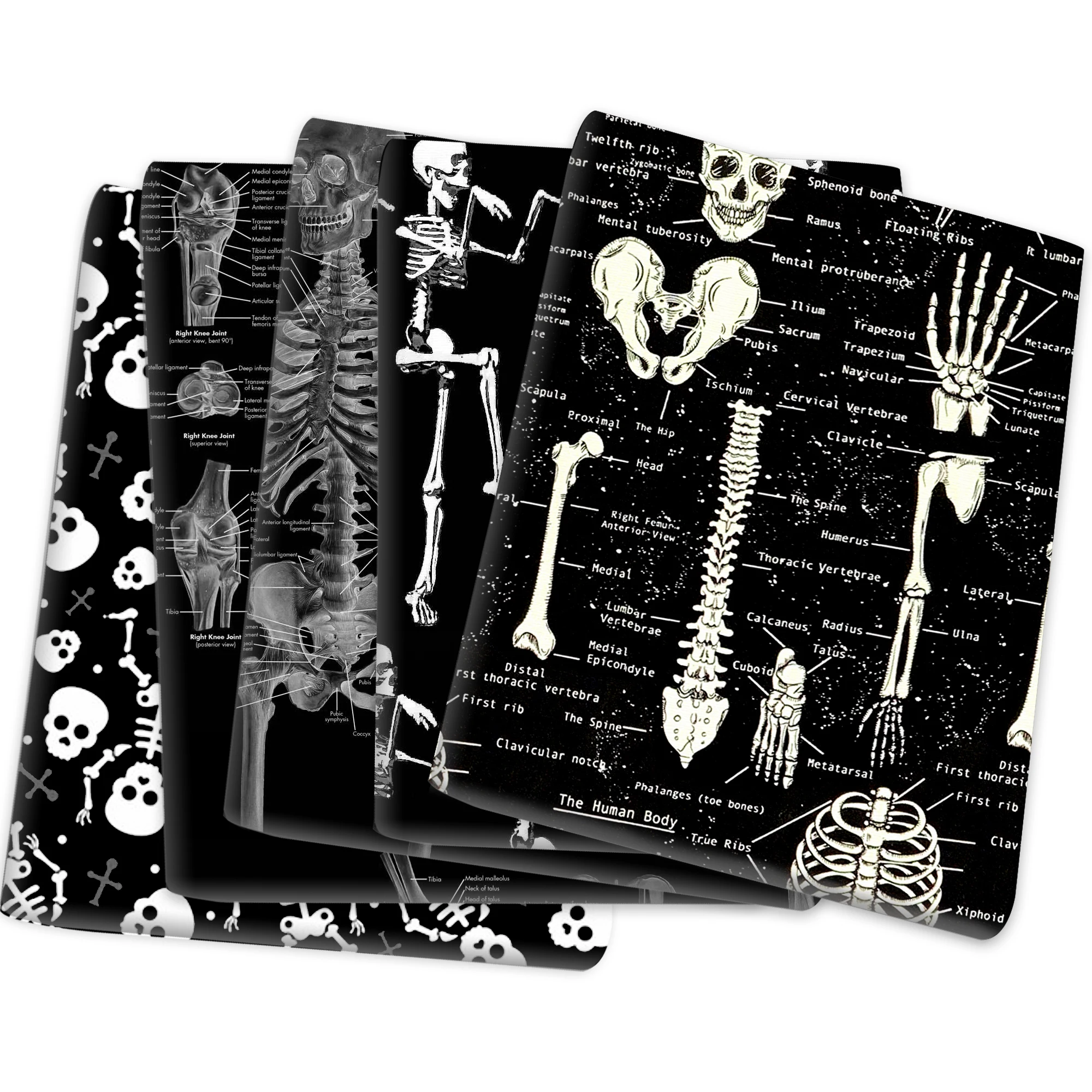 Ткань из полиэстера и хлопка с принтом черепа для шитья | Дом сад