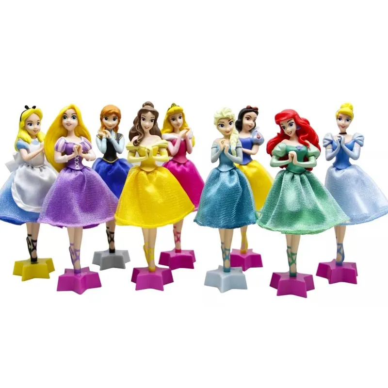 Натуральная Disney принцесса игрушка Золушка фигурку Эльзы из мультфильма Холодное