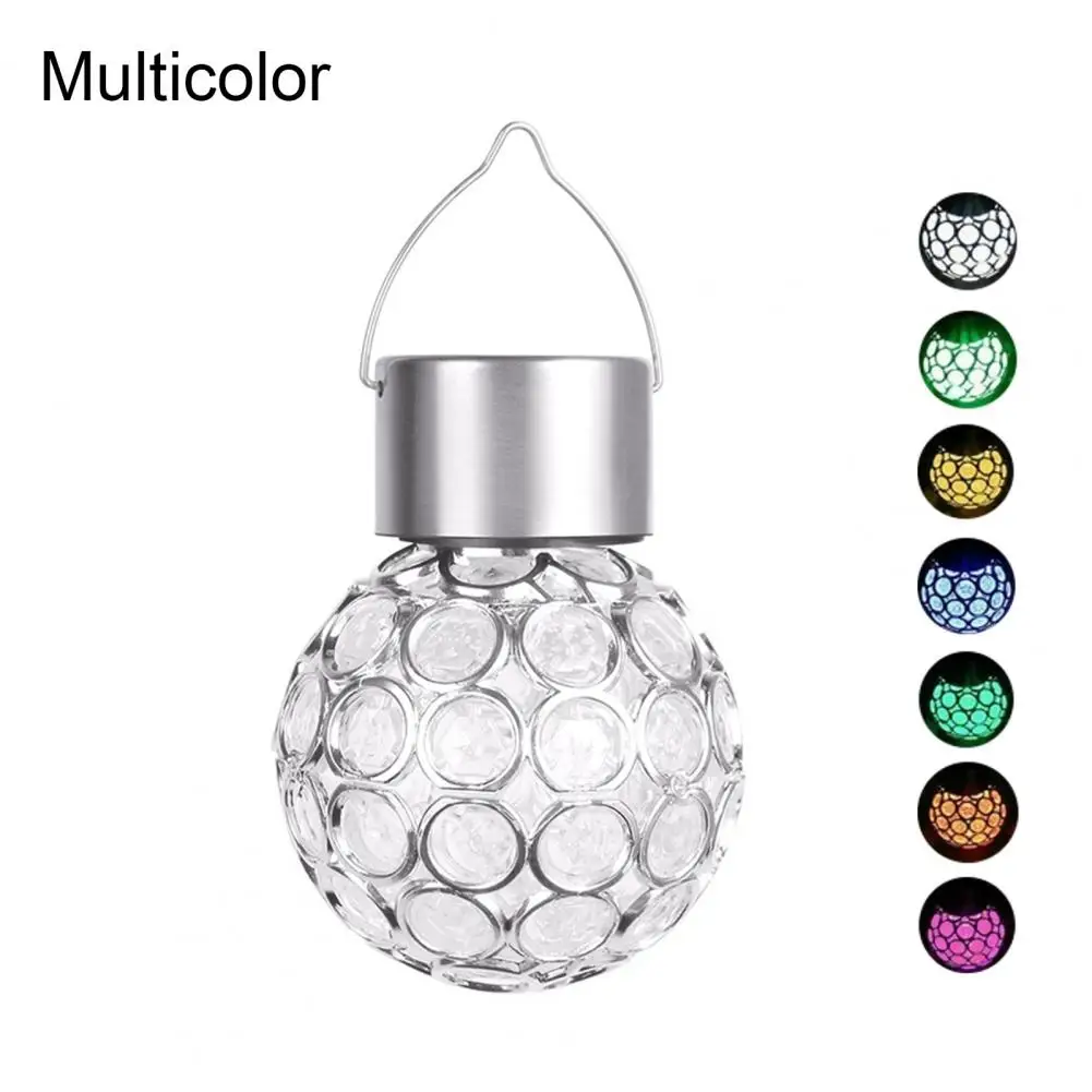 

Light Lantern Hanging Waterproof PVC Hollow LED Round Ball Light for Garden