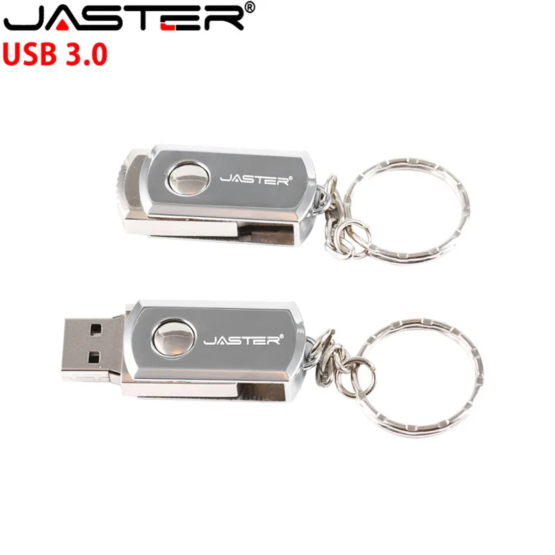 JASTER USB 3,0 высокоскоростной USB флеш-накопитель брелок ручка-накопитель 16 Гб USB флешка Флешка 32 Гб 64 Гб вращающаяся карта памяти флешка