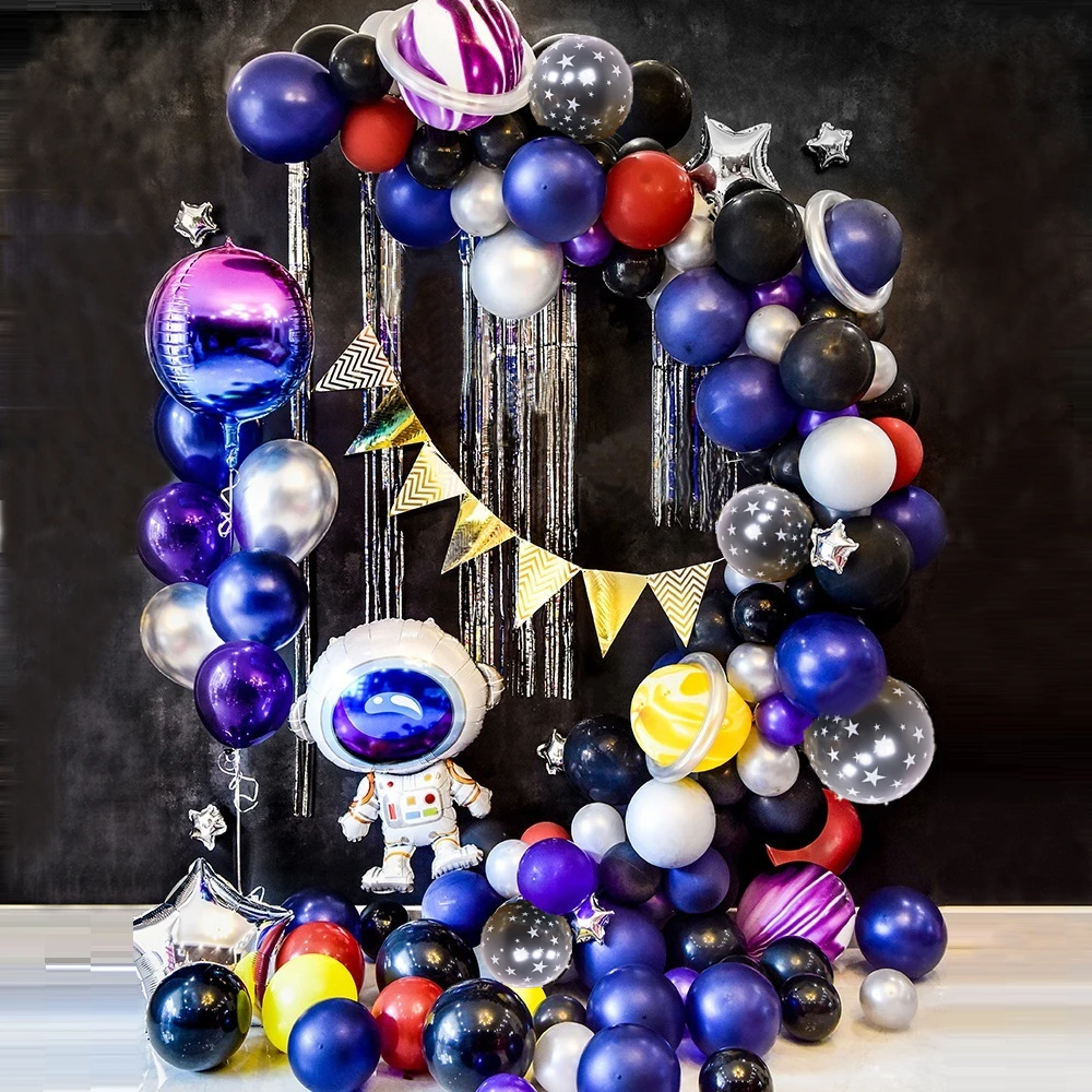 Набор воздушных шаров в виде астронавта праздничные украшения для дня рождения