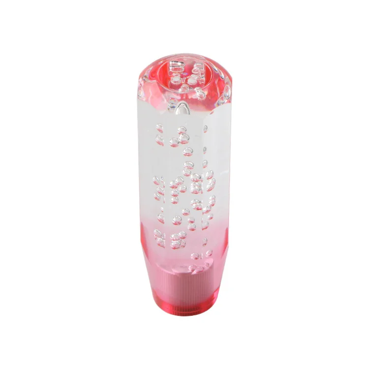 

For Bicolor crystal bubble bar 15cm octagonal flat head wave stick gear shift handball