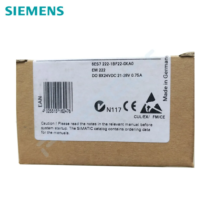 Совместимый модуль цифрового вывода Simatic S7-200 6ES7222-1BF22-0XA0 6ES7 222-1BF22-0XA0 EM222 8DO DC 24V 6ES72221BF220XA0 on.