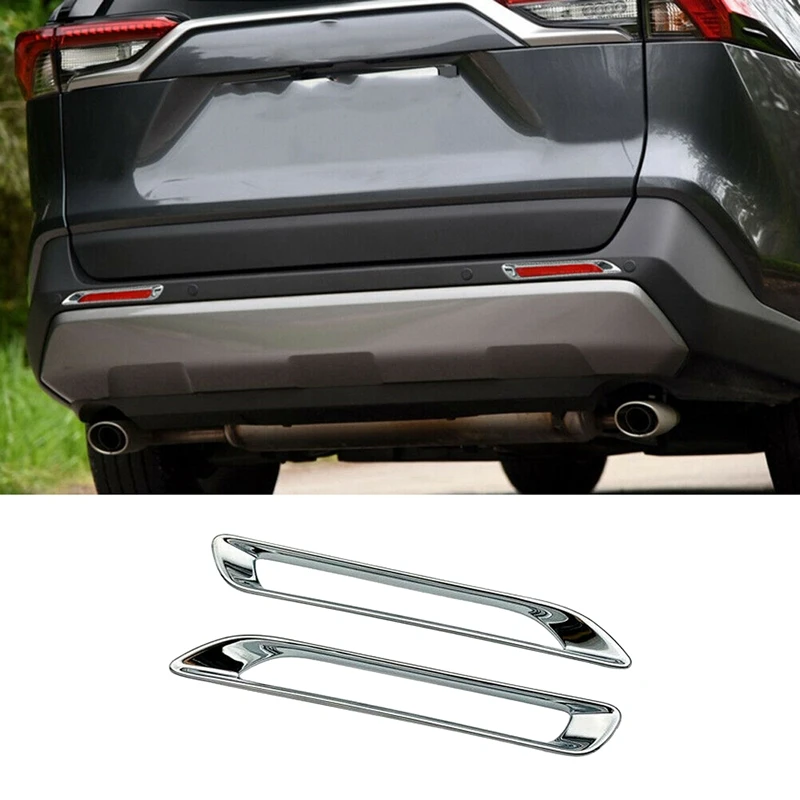 Rear Bumper Fog Light Lamp Cover Trim Decor Fits for 2019-2021 Toyota RAV4 | Автомобили и мотоциклы