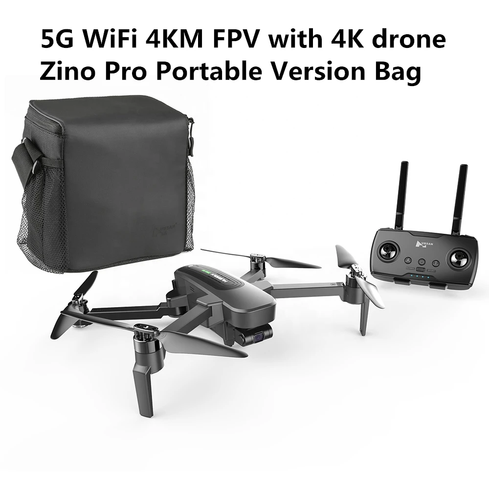 Камера 4K 3-осевой шарнирный GPS RC Дрон Zino Pro портативная версия сумка Квадрокоптер