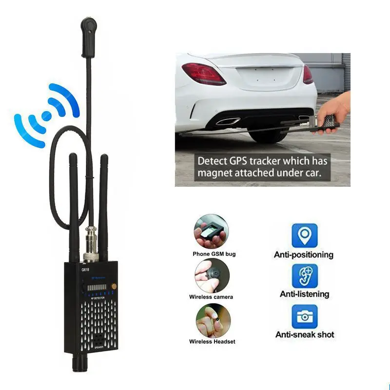 

Anti-Spy Detector wireless signal lens Camera detect Anti Candid GSM bug detector GPS RF tracker signal Detector