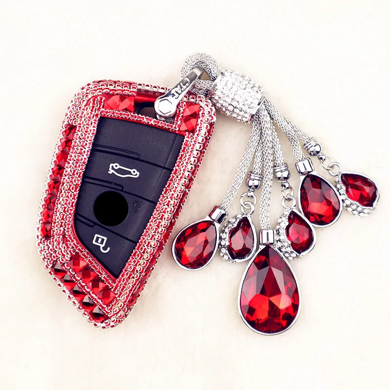 Чехол для автомобильного ключа с кристаллами и бриллиантами защитный чехол BMW 1 2 5