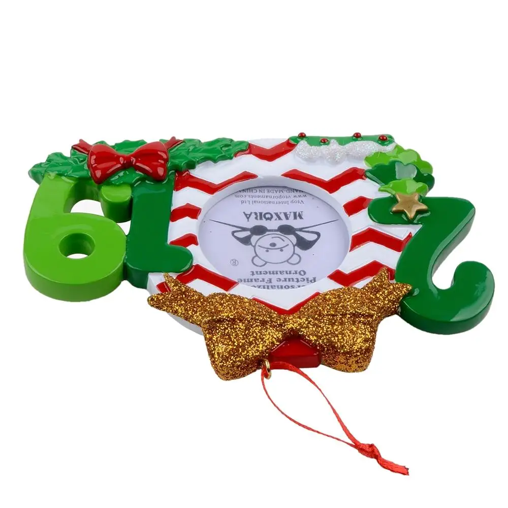 Оптовая продажа рамка для фотографий из смолы 2019 рождественские украшения