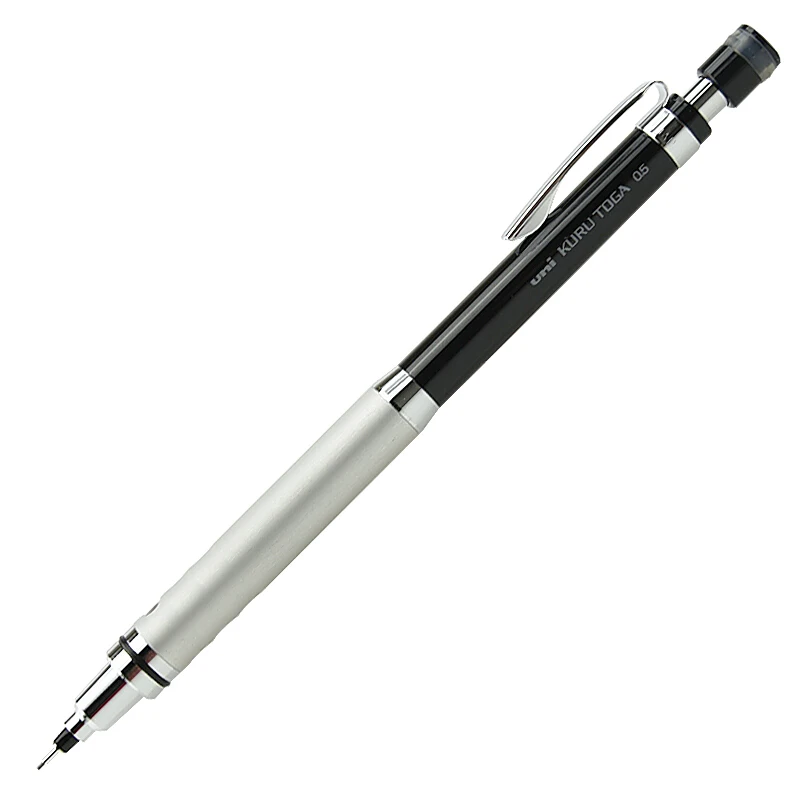 

Uni Mitsubishi m5-1012 automatic rotating drawing pencil kuru toga metal handshake 0.5mm automatic pencil school children