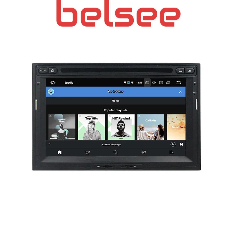 Belsee автомобильный стерео радио dvd-плеер Android 9,0 Авторадио Восьмиядерный Navi для peugeot 3008 5008 партнер Citroen Berlingo 2010