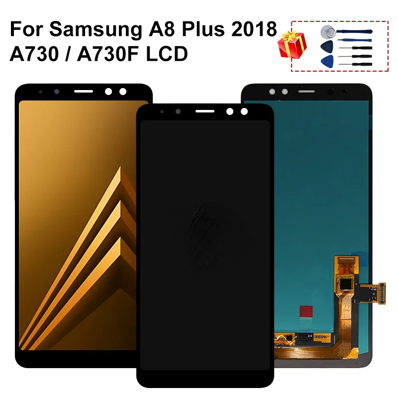

A8 Plus 2018 Display For Samsung Galaxy A730 LCD A730F SM-A730F Display Touch Screen Digitizer Replacement Parts