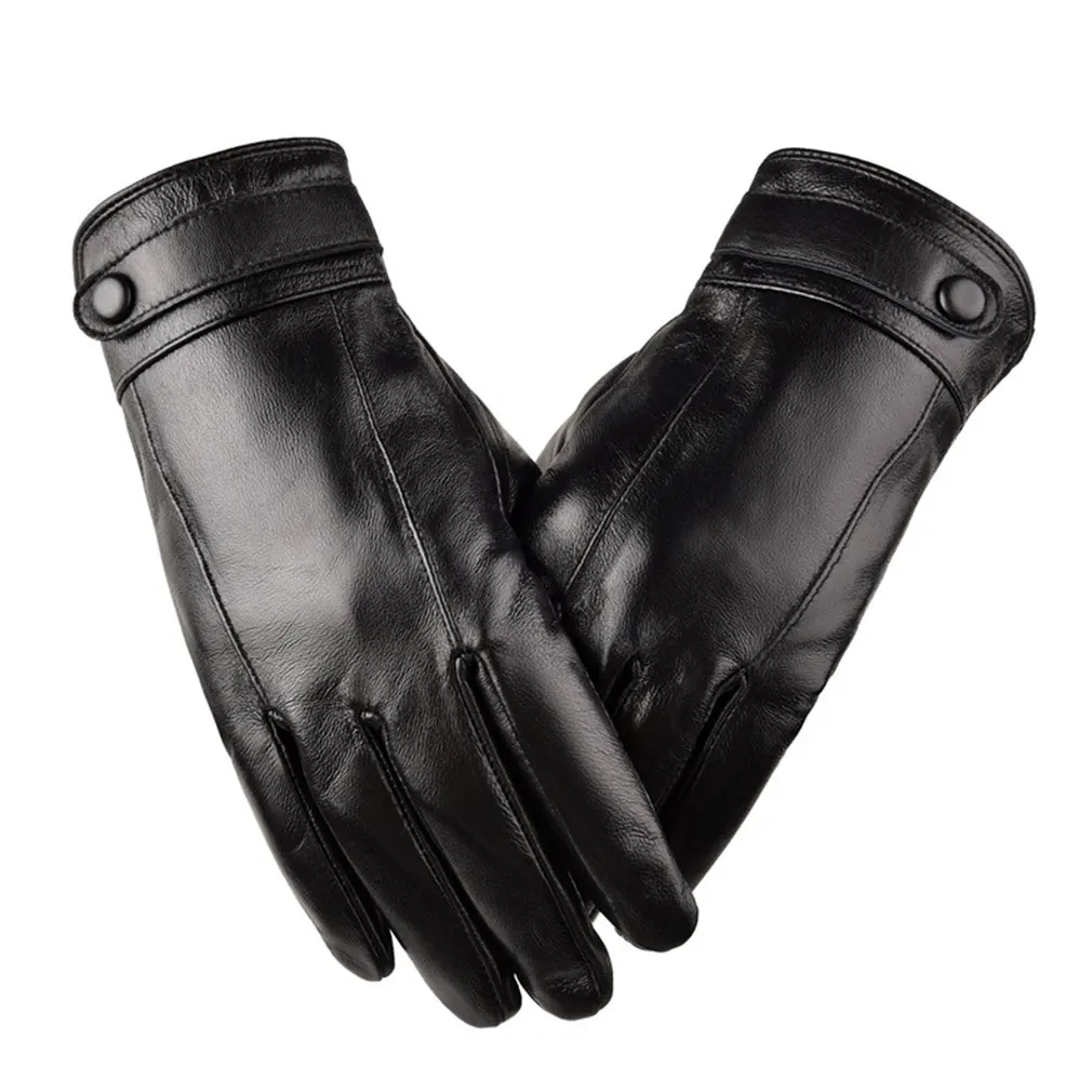

Sheepskin Men's Leather Gloves Men's Touch Screen Gloves Military Tactical Gloves Warm Soft Men's Gloves Leather Gloves