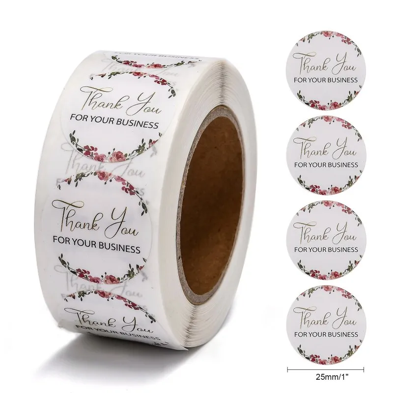 

Этикетка из фольги Thank You Love малого бизнеса этикетки для скрапбукинга наклейки бумаги одежда для свадьбы, дня рождения коробка подарочная ка...