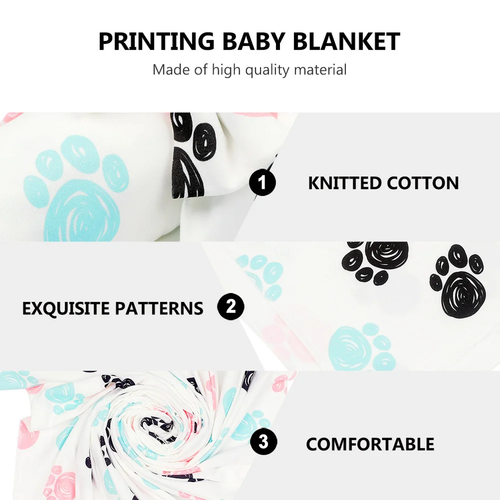 

1 Set Baby Sleeping Bag Adorable Hair Band Set Newborn Anti-kick Baby Blanket