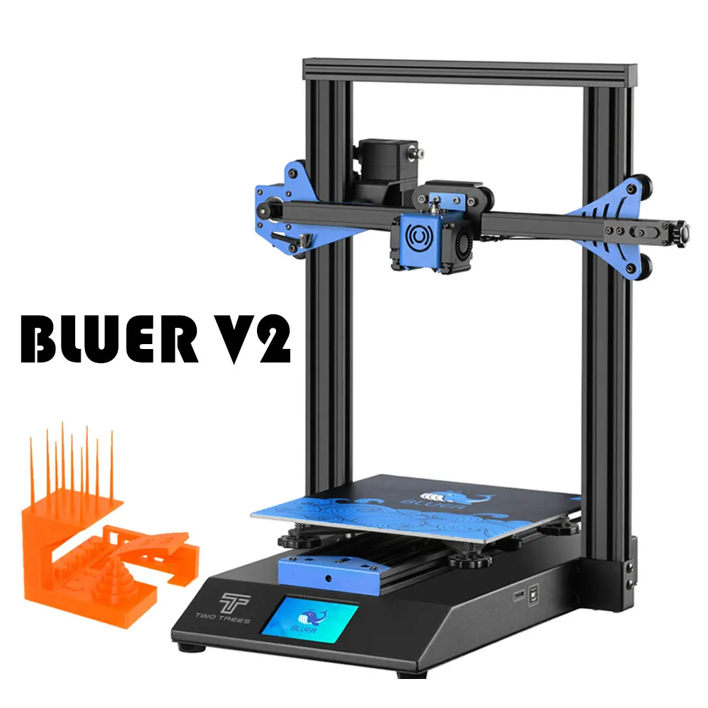 

Twotrees 3D Printer Bluer I3 FDM Printer Full Metal Frame 3D принтер Diy Color Touch Screen With Resume Power Failure Printing