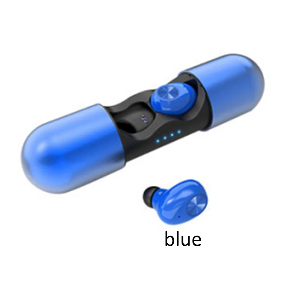 Bluetooth гарнитура V8 TWS с зарядным устройством без задержки HD бинауральный вызов