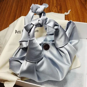 Сумка-клатч женская из шелковой ткани, на одно плечо