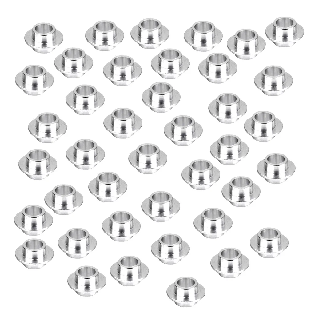 40pc Skateboard Scooter Quad Roller Inline Skate Wheel Bearing Spacers Silver Parts &amp Accessories | Спорт и развлечения