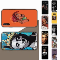 rapper 2pac singer tupac phone case for samsung note 5 7 8 9 10 20 pro plus lite ultra a21 12 72
