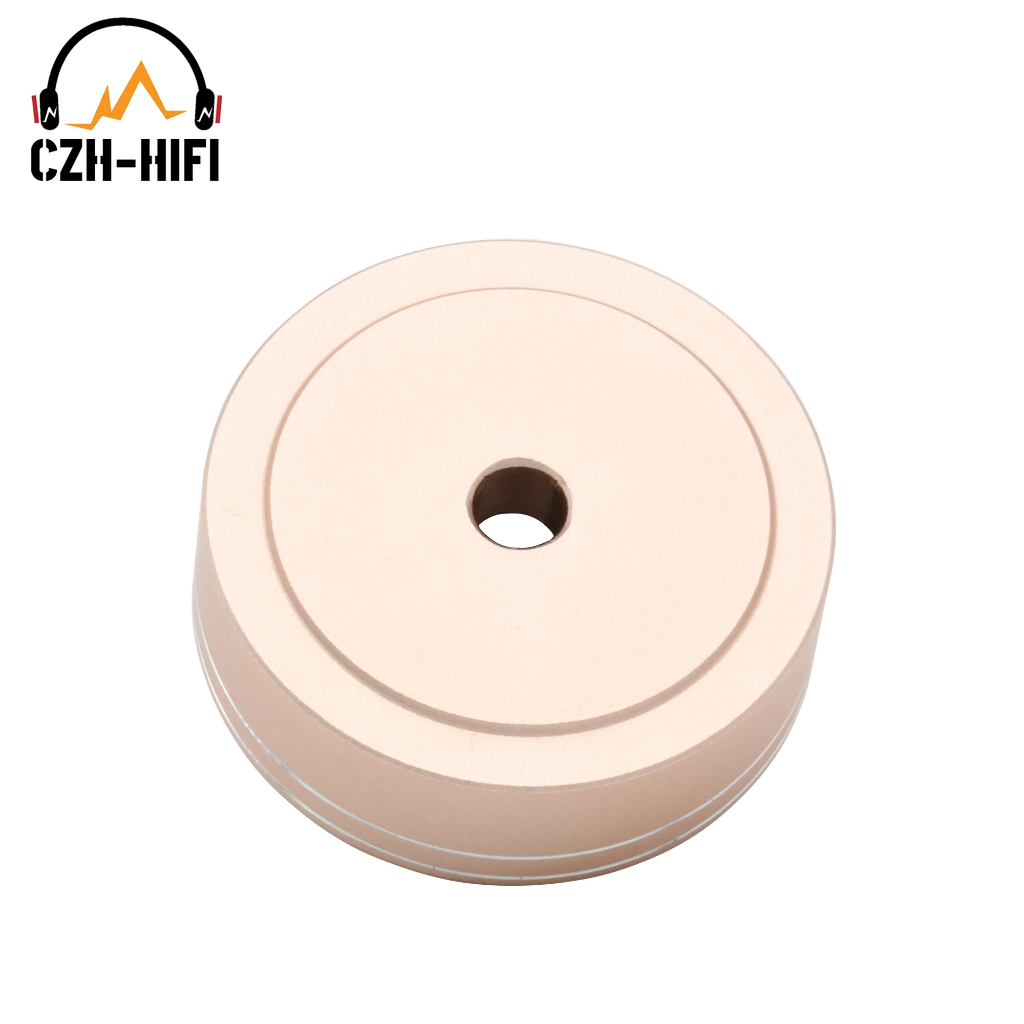 

30x12mm Amplifier Speaker Isolation Stand Base CNC Machined Solid Aluminum Feet Pad CD Player Subwoofer Guitar AMP Cobinet Base