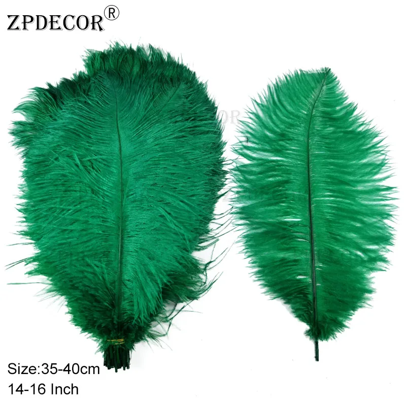 Страусиные перья для рукоделия 14 16 дюймов 35 40 см|Перо| |