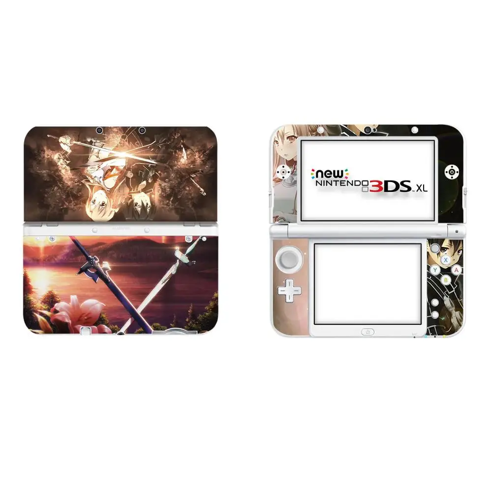 Sword Art Online SAO наклейка с полным покрытием для нового 3DS XL Наклейка LL виниловый