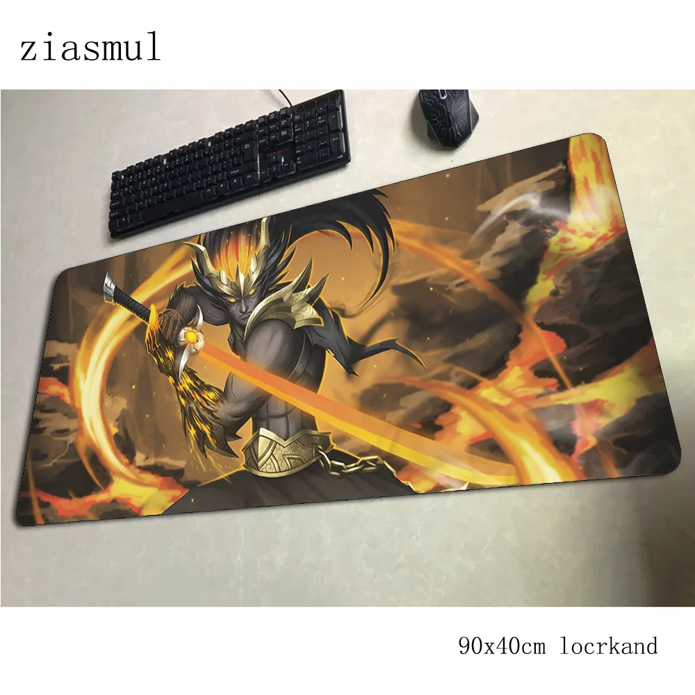 Коврик для мыши yasuo 90x40 см крутой игровой коврик большой персонализированный
