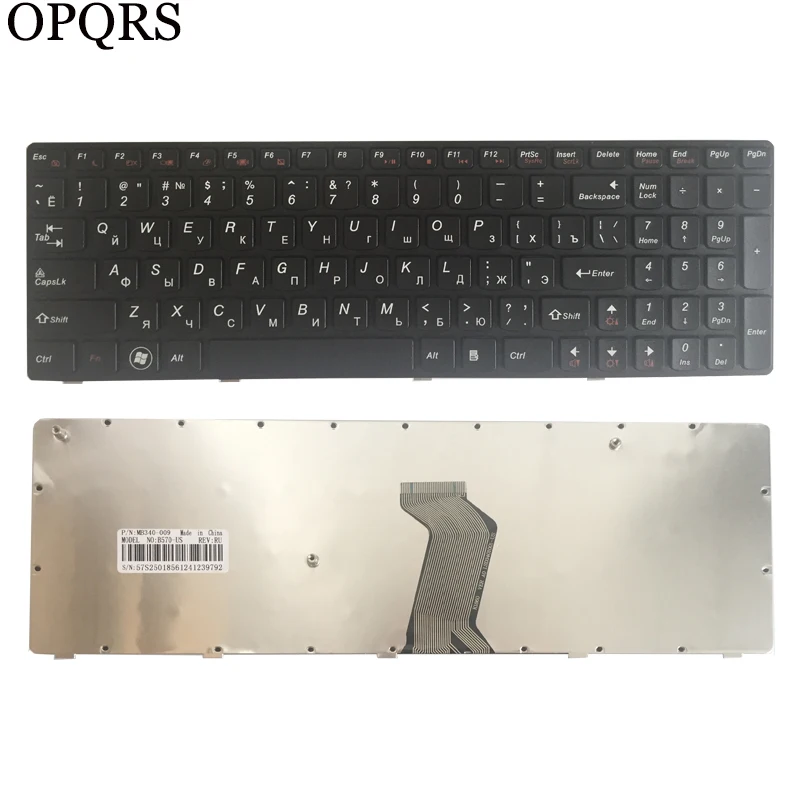 Новая русская клавиатура для ноутбука IBM LENOVO Ideapad B570 Z570 Z575 V570A V570G B575 B580 B590 B590A |