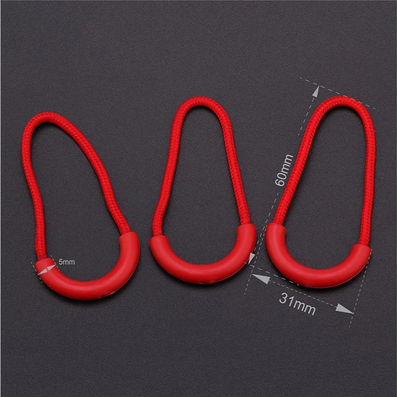 1000 шт./упак. разноцветные U образные цветные силиконовые резиновые молнии