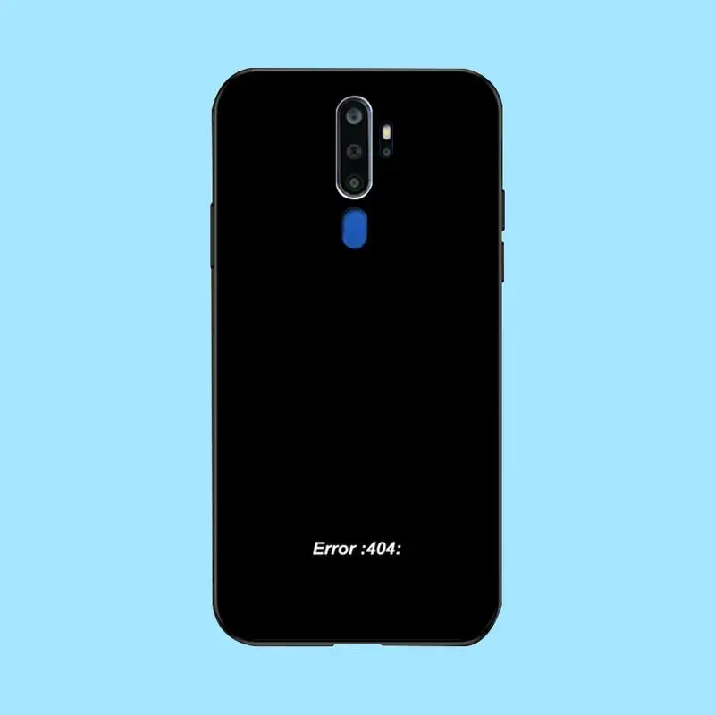 

HPCHCJHM 404 error print Customer High Quality Phone Case For Oppo A5 A9 2020 Reno Z Realme5Pro R11 case