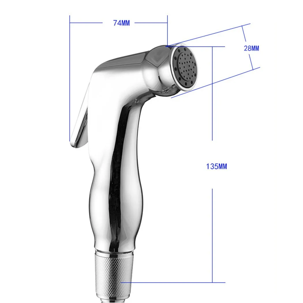 

1pc Toilet Bidet Sprayer ABS Accessory Bathroom Bidet Chrome Gardening