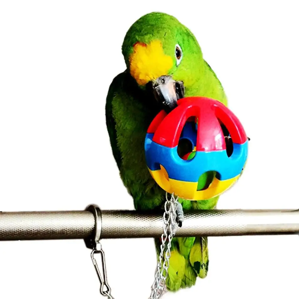 Милая пластиковая Жевательная клетка для домашних животных цепная игрушечный