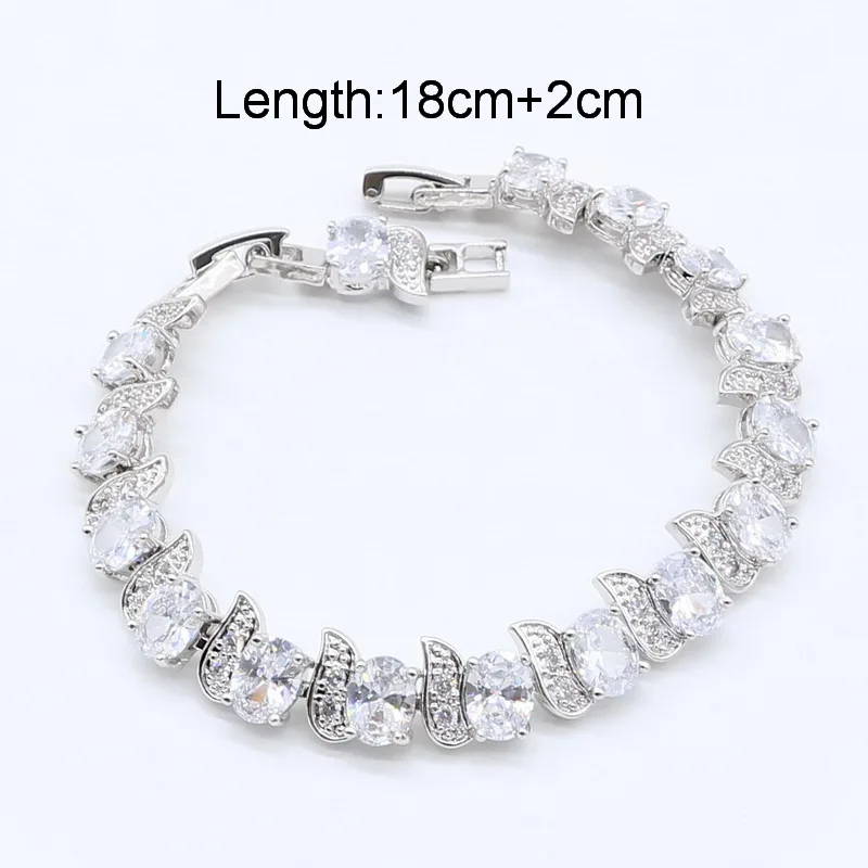 Розовый жемчуг 925 серебряные ювелирные наборы для женщин белый цирконий браслет