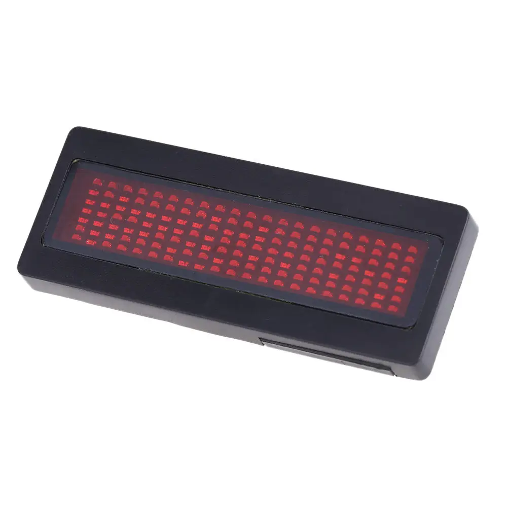 

Programmable LED Scrolling Name Badge Sign Card Tag Moving Message Display