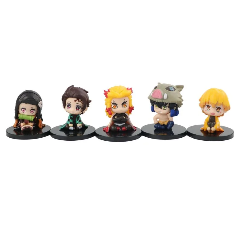 

Bandai Demon Slayer Figure Hashibira Inosuke Doll Gashapon Diy Material Ornaments Car Accessories Children Present