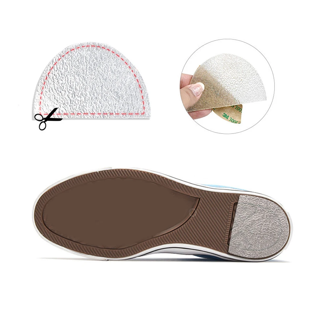 Sunvo Shoe Heel Sole Protector for Sneakers Wear-resistant Soles Sticker Self Adhesive Rubber Outsole Shoes Care Anti-slip Pads