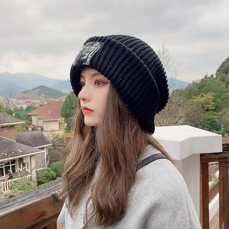 Зимняя Шапка-бини для женщин и мужчин зимняя шапка вязаные зимние шапочки