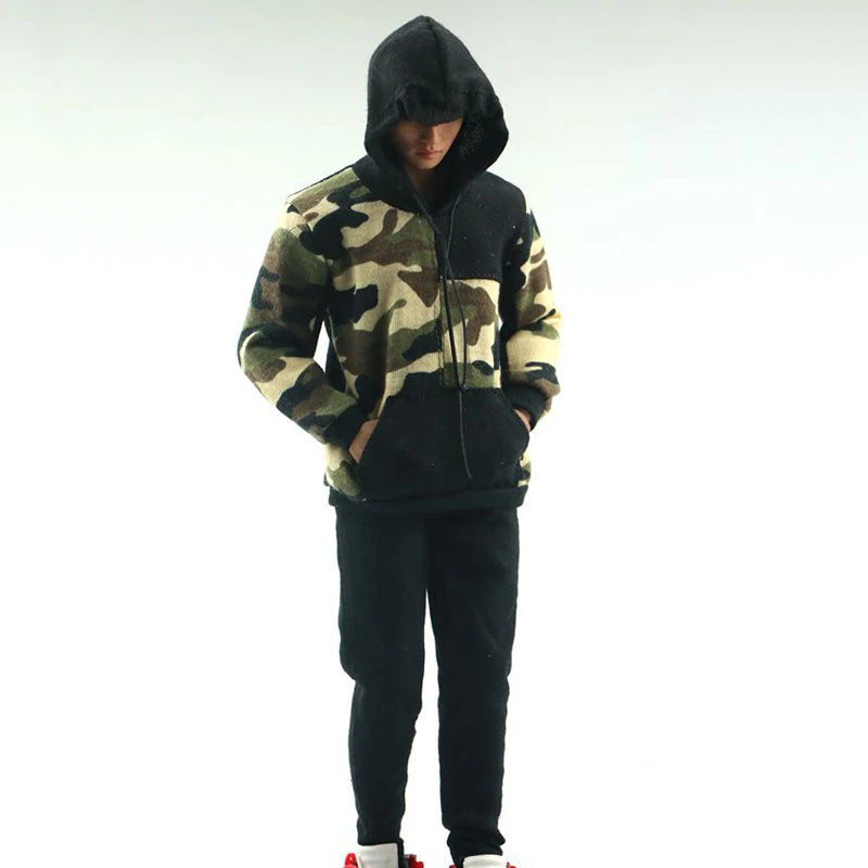 Мужская спортивная одежда в масштабе 1/6, повседневные брюки FA009 Wei, шорты, камуфляжная одежда с прострочкой, аксессуары для кукольного тела F12