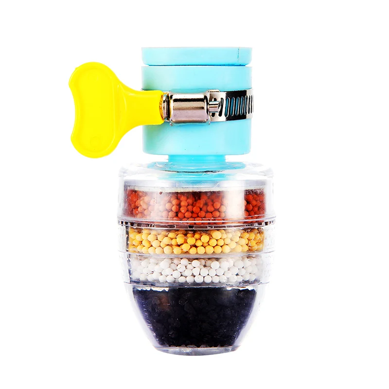 Фильтр для крана Водоочиститель дома и кухни с активированным углем