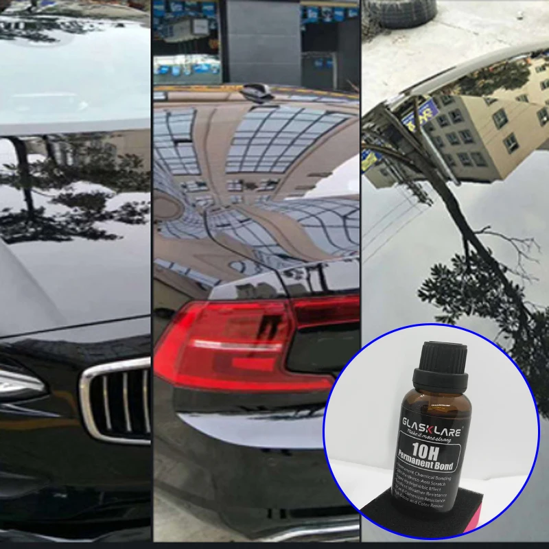 

Universal 30ML Car Nano Liquid Ceramic Coating Anti Scratch Glass Anti-fog Agent Kit Car Glass Cleaner