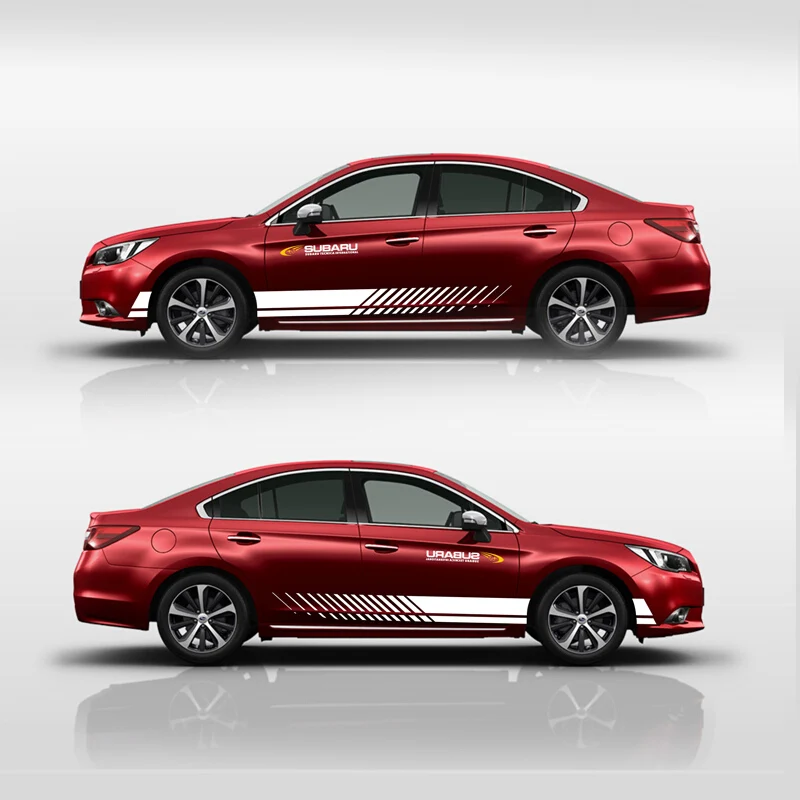 

Auto Body Decal Exterior Accessories For Subaru Legacy EyeSight SPORT Mark Levinson Sport Stripes Car Stickers