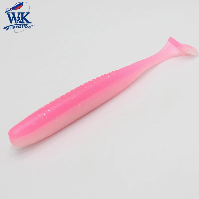 W & K брендовая мягкая Рыбная ловля приманка 9 см 10 шт./пакет форели мягкие Пластик