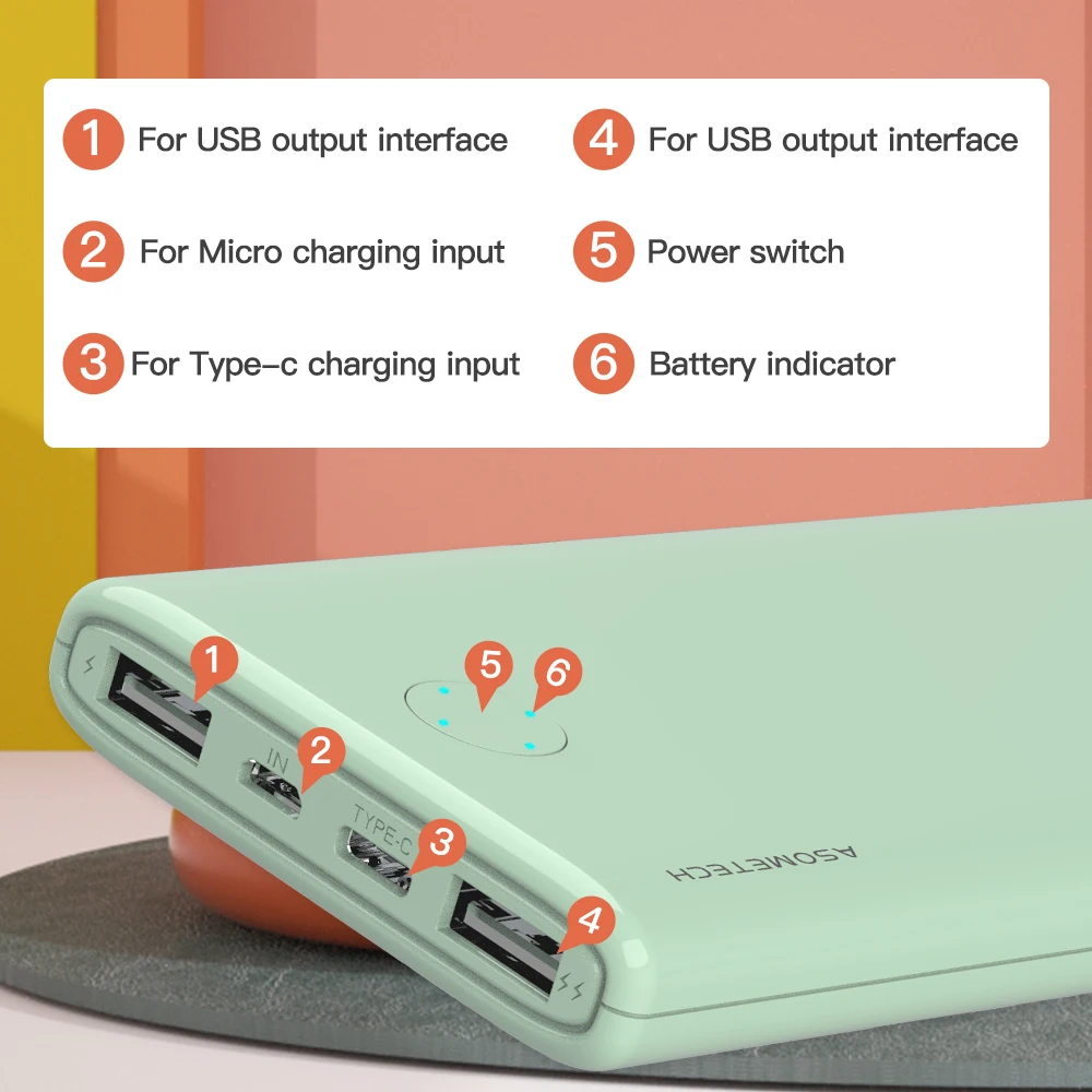 power bank 10000mah external battery mobile portable charger powerbank 10000mah portable charging for xiaomi samsung poverbank free global shipping