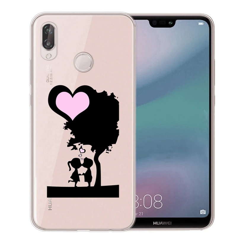 Мягкий чехол для huawei Honor 7A 8A 8X 8C 9 10 mate 20 P Smart P10 Lite Nova 3 City Girl губ ТПУ D643 |