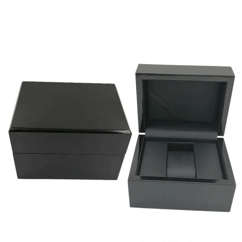 

2019 New Arrival Wooden Watch Box Black Jewelry Display High Quality Watch Case Watch Boxes