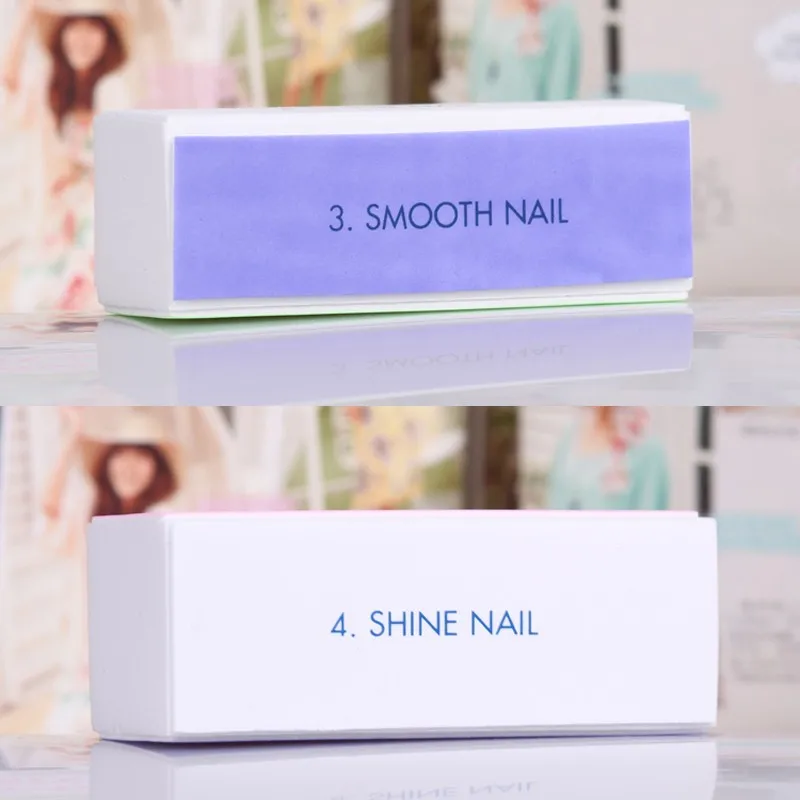 4 стороны гладкие пилки для дизайна ногтей буферный блок маникюра пилка